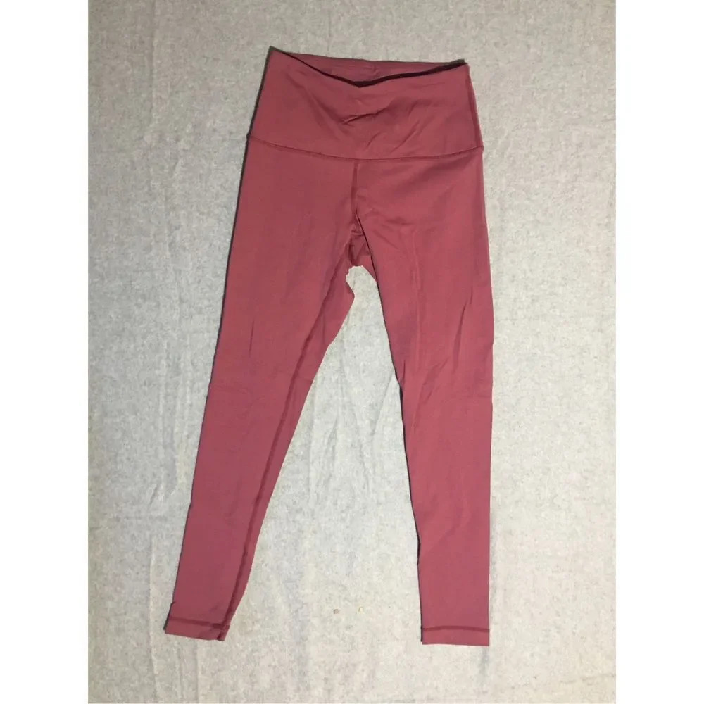 Womens 90 Degrees by Reflex Leggings Size XS Mauve Pink Casual Workout Cute